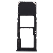 For Galaxy A70 SIM Card Tray + Micro SD Card Tray (Black)