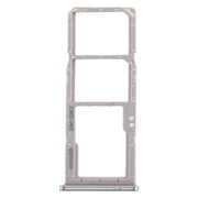 For Galaxy A70 SIM Card Tray + SIM Card Tray + Micro SD Card Tray (Grey)