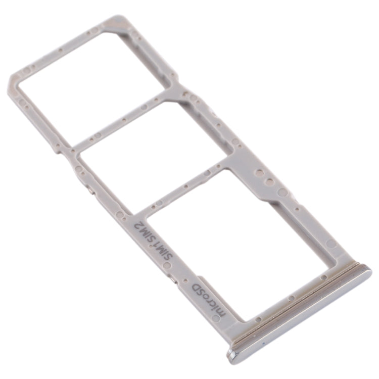 For Galaxy A70 SIM Card Tray + SIM Card Tray + Micro SD Card Tray (Grey)