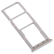 For Galaxy A70 SIM Card Tray + SIM Card Tray + Micro SD Card Tray (Grey)