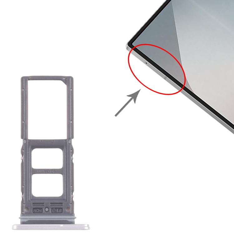 For Samsung Galaxy Z Fold6 SM-F956B Original SIM Card Tray (Silver)