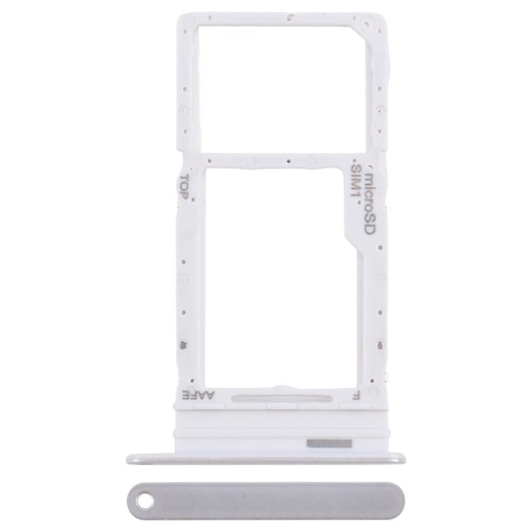 For Samsung Galaxy A16 SM-A165F Original SIM Card Tray + Micro SD Card Tray (Silver)