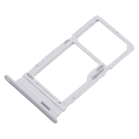 For Samsung Galaxy A16 SM-A165F Original SIM Card Tray + Micro SD Card Tray (Silver)