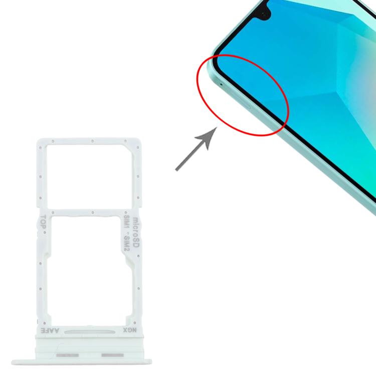 For Samsung Galaxy A16 SM-A165F Original SIM Card Tray + SIM / Micro SD Card Tray (Green)