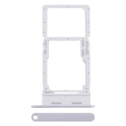 For Samsung Galaxy A16 SM-A165F Original SIM Card Tray + SIM / Micro SD Card Tray (Silver)