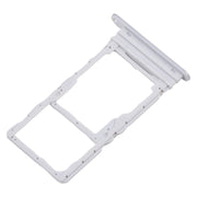 For Samsung Galaxy A16 SM-A165F Original SIM Card Tray + SIM / Micro SD Card Tray (Silver)