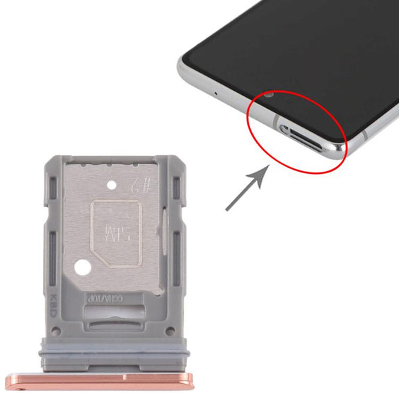 For Samsung Galaxy S20 FE SM-G780F Original SIM Card Tray (Orange)