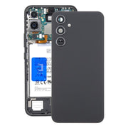 For Samsung Galaxy A54 SM-A546B Battery Back Cover with Camera Lens Cover(Black)