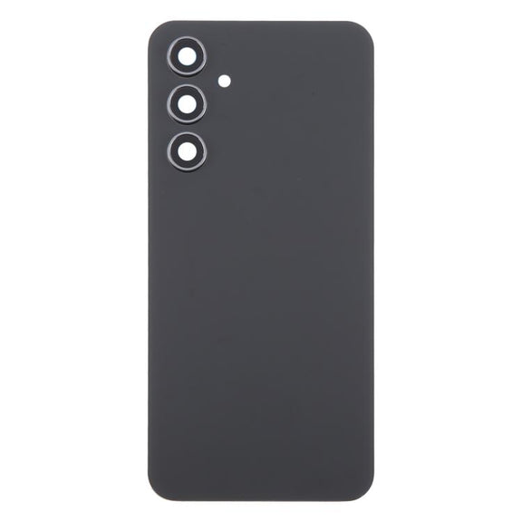 For Samsung Galaxy A54 SM-A546B Battery Back Cover with Camera Lens Cover(Black)