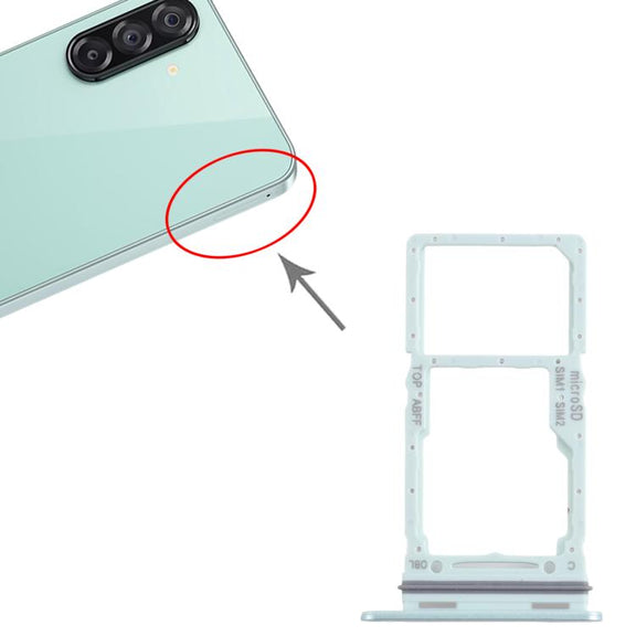 For Samsung Galaxy A26 SM-A266B Original SIM + SIM / Micro SD Card Tray (Green)
