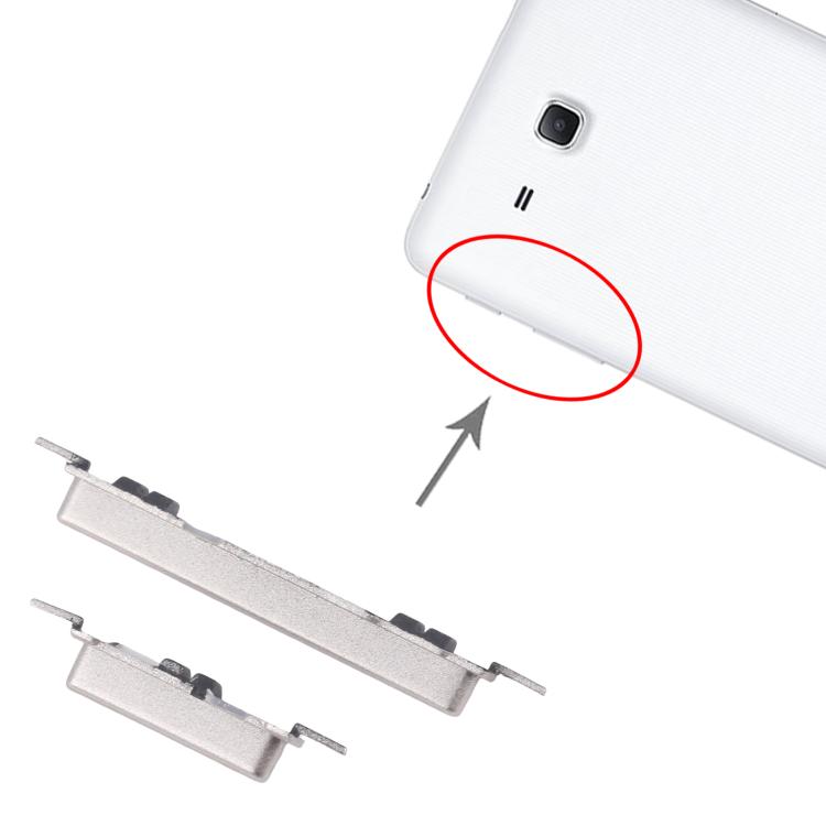 For Samsung Galaxy Tab A 7.0 2016 SM-T280/T285 Original Power Button and Volume Control Button (Silver)