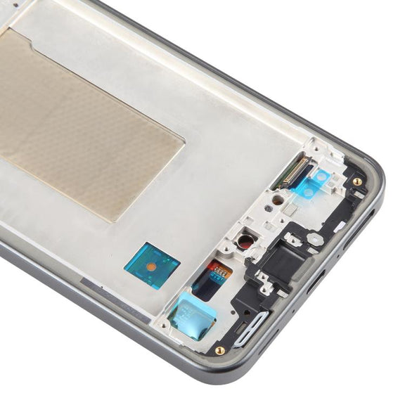 For Samsung Galaxy A36 SM-A366B Original LCD Screen Digitizer Full Assembly with Frame(Black)