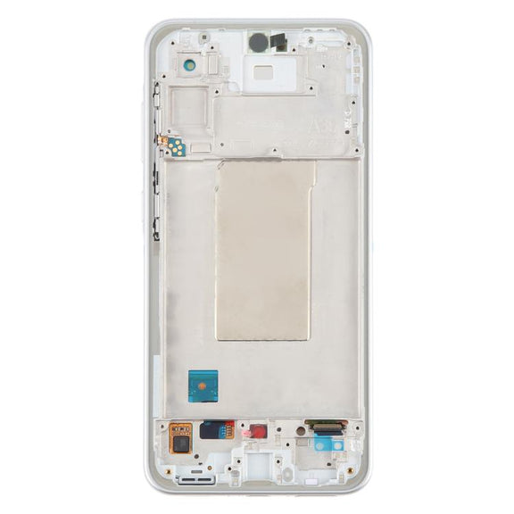 For Samsung Galaxy A36 SM-A366B Original LCD Screen Digitizer Full Assembly with Frame (Silver)