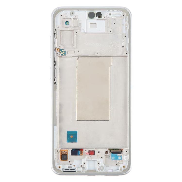 For Samsung Galaxy A36 SM-A366B Original LCD Screen Digitizer Full Assembly with Frame (Silver)