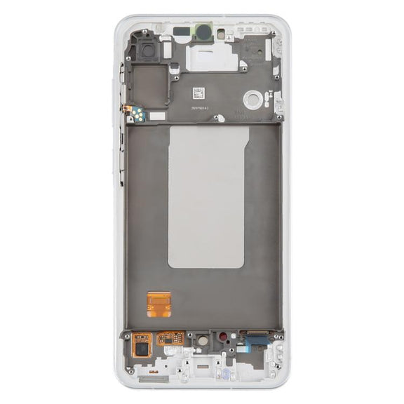 For Samsung Galaxy A56 SM-A566B Original LCD Screen Digitizer Full Assembly with Frame (Silver)