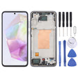 For Samsung Galaxy A35 SM-A356B Original LCD Screen Digitizer Full Assembly with Frame (Blue) - free shipping - PMc TechLife - Order now!