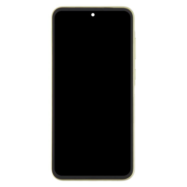 For Samsung Galaxy A35 SM-A356B Original LCD Screen Digitizer Full Assembly with Frame (Light Green)