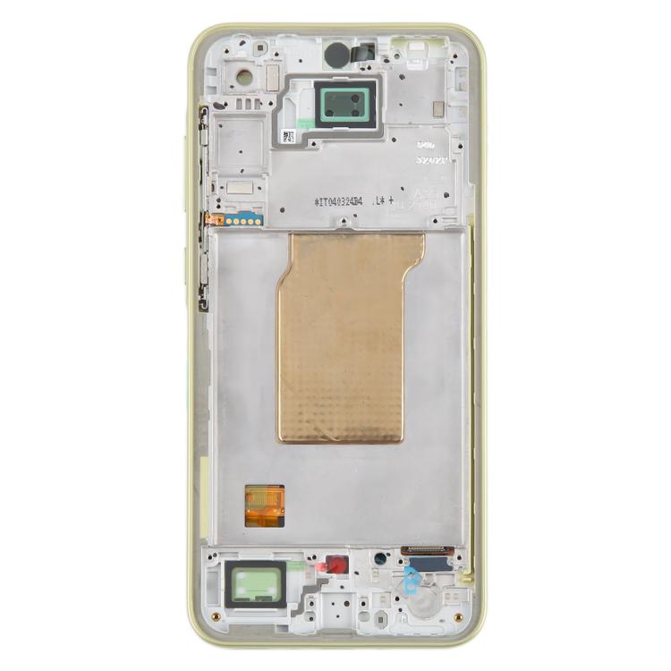 For Samsung Galaxy A35 SM-A356B Original LCD Screen Digitizer Full Assembly with Frame (Light Green)