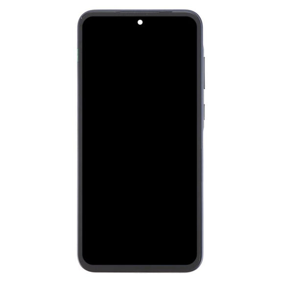 For Samsung Galaxy A35 SM-A356B Original LCD Screen Digitizer Full Assembly with Frame (Blue)