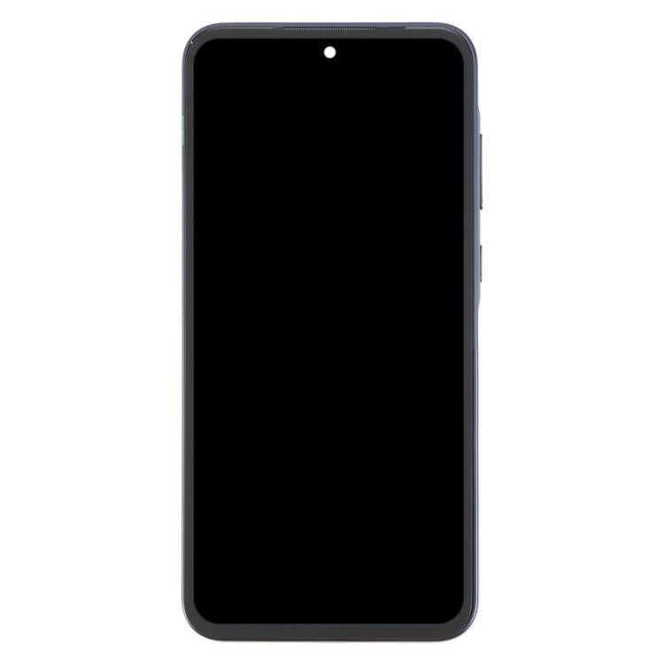 For Samsung Galaxy A35 SM-A356B Original LCD Screen Digitizer Full Assembly with Frame (Blue)