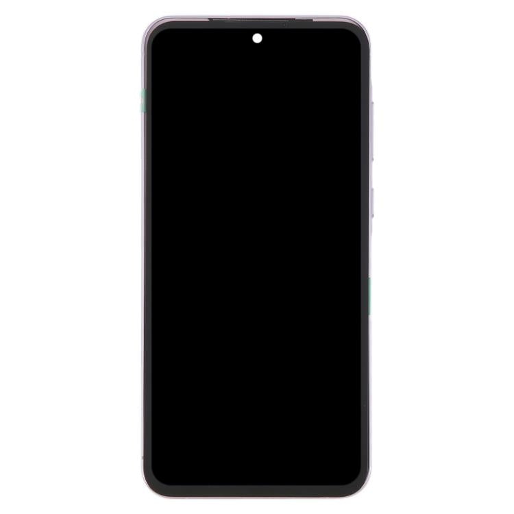 For Samsung Galaxy A55 SM-A556B Original LCD Screen Digitizer Full Assembly with Frame (Pink)