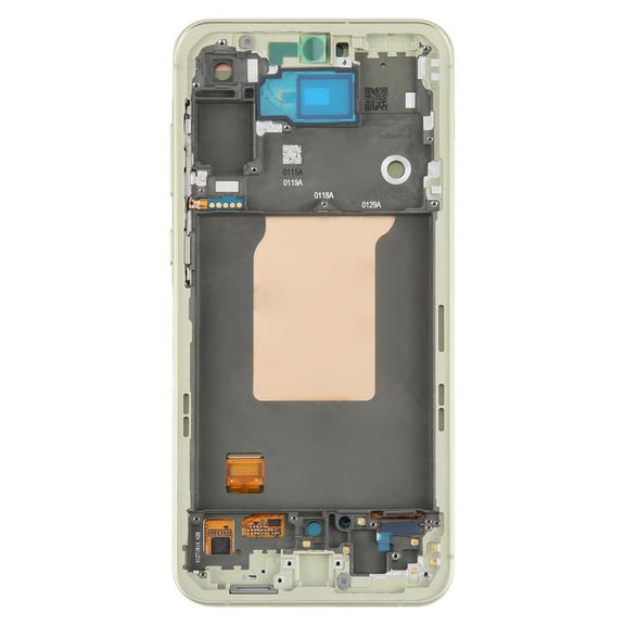 For Samsung Galaxy A55 SM-A556B Original LCD Screen Digitizer Full Assembly with Frame (Light Green)