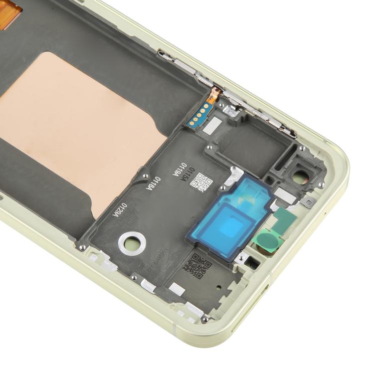 For Samsung Galaxy A55 SM-A556B Original LCD Screen Digitizer Full Assembly with Frame (Light Green)
