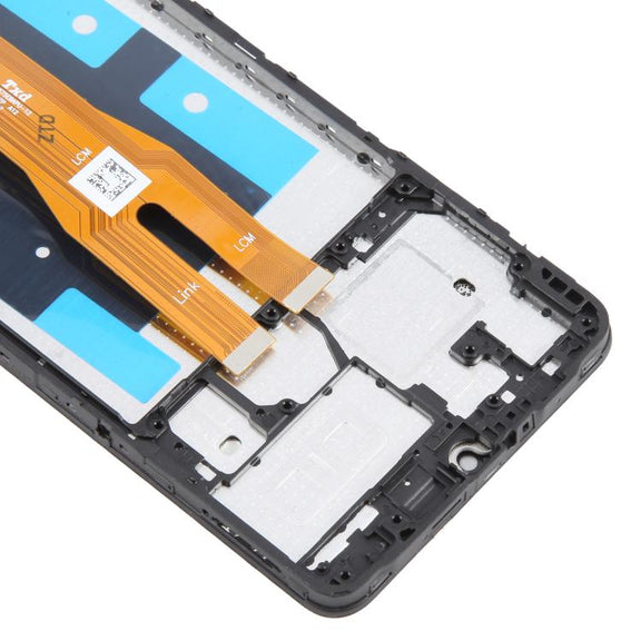 For Samsung Galaxy A06 SM-A065F Original LCD Screen Digitizer Full Assembly with Frame (Black)