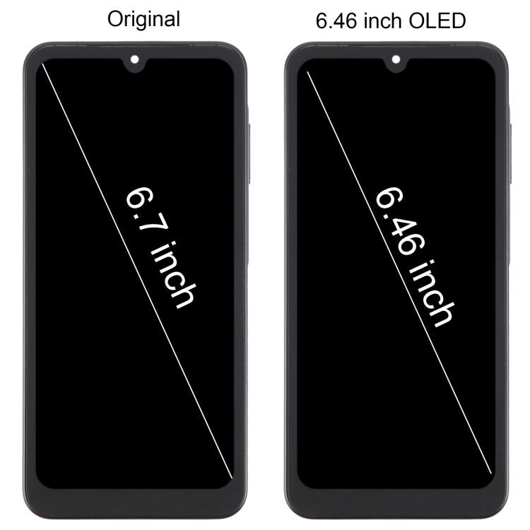 For Samsung Galaxy A26 SM-A266B 6.46 inch OLED LCD Screen Digitizer Full Assembly with Frame (White)