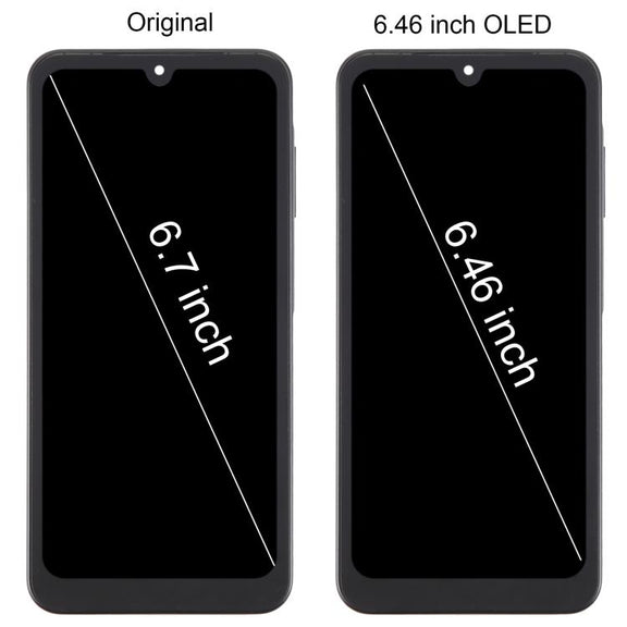 For Samsung Galaxy A26 SM-A266B 6.46 inch OLED LCD Screen Digitizer Full Assembly with Frame (White)