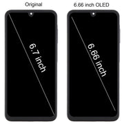 For Samsung Galaxy A26 SM-A266B 6.66 inch OLED LCD Screen Digitizer Full Assembly with Frame (Black)