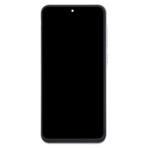 For Samsung Galaxy A55 SM-A556B OLED LCD Screen Digitizer Full Assembly with Frame (Pink)