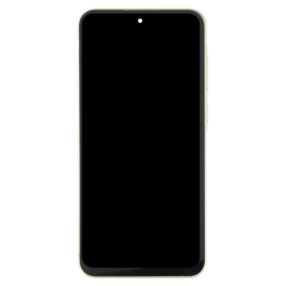For Samsung Galaxy A55 SM-A556B OLED LCD Screen Digitizer Full Assembly with Frame (Light Green)