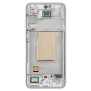 For Samsung Galaxy A35 SM-A356B OLED LCD Screen Digitizer Full Assembly with Frame (Pink)