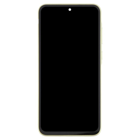 For Samsung Galaxy A35 SM-A356B OLED LCD Screen Digitizer Full Assembly with Frame (Light Green)