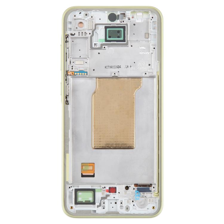 For Samsung Galaxy A35 SM-A356B OLED LCD Screen Digitizer Full Assembly with Frame (Light Green)