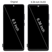 For Samsung Galaxy A51 5G SM-A516 6.36 inch OLED LCD Screen Digitizer Full Assembly with Frame (Silver)