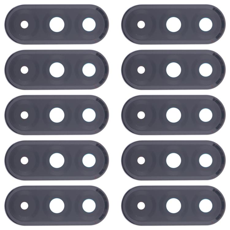 For Samsung Galaxy A36 SM-A366B 10pcs Rear Camera Lens Cover (Black)