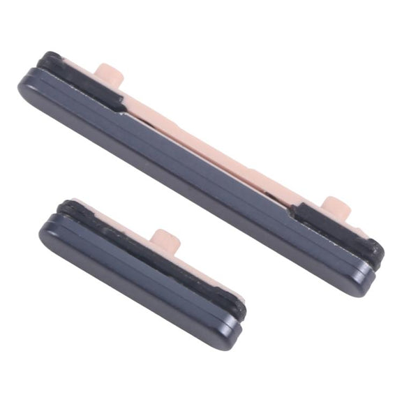 For Samsung Galaxy S25+ SM-S936B 10pcs Power Button and Volume Control Button (Black)