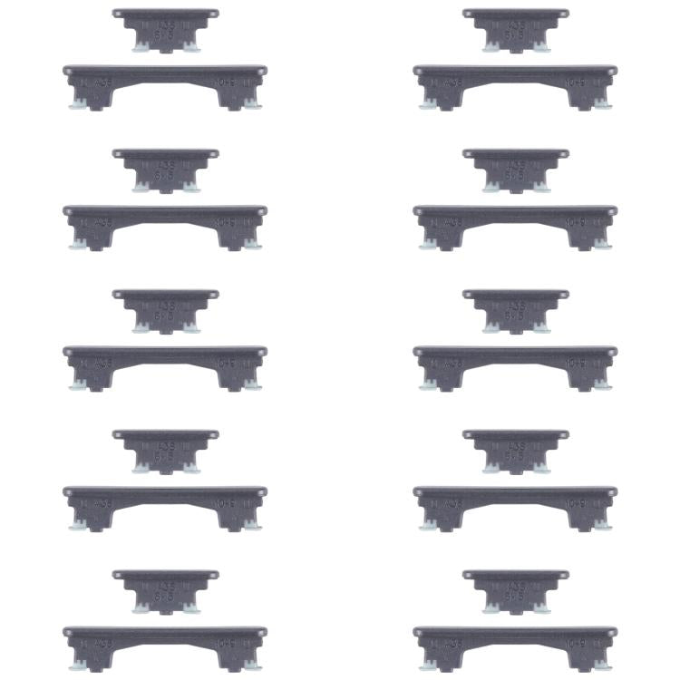 For Samsung Galaxy A36 SM-A366B 10pcs Power Button and Volume Control Button (Black)