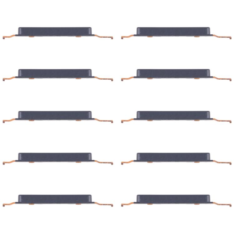 For Samsung Galaxy M16 SM-M166P 10pcs Volume Control Button (Black)