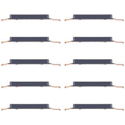 For Samsung Galaxy M16 SM-M166P 10pcs Volume Control Button (Black)