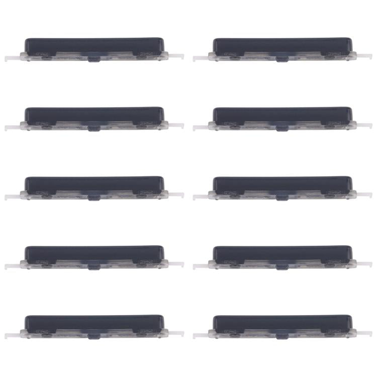 For Samsung Galaxy A14 SM-A145F 10pcs Volume Control Button (Black)