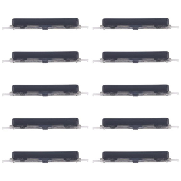 For Samsung Galaxy A14 SM-A145F 10pcs Volume Control Button (Black)