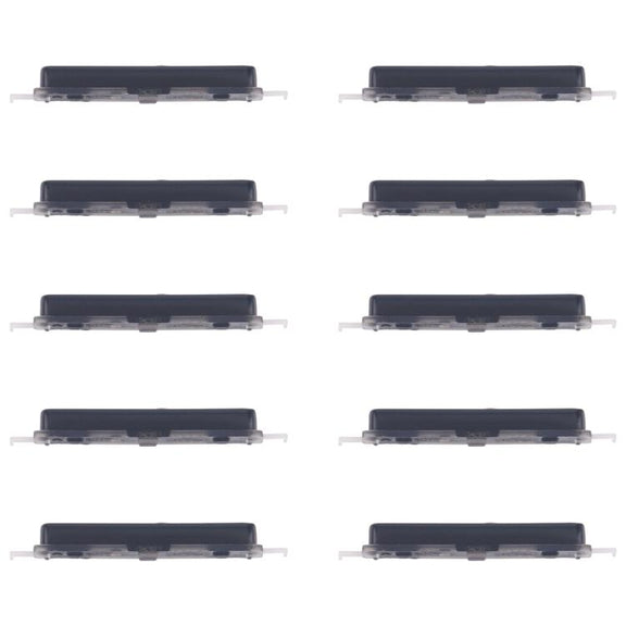 For Samsung Galaxy A14 5G SM-A146B 10pcs Volume Control Button (Black)