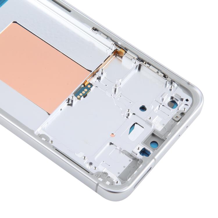 For Samsung Galaxy S24 FE SM-S721B OLED LCD Screen Digitizer Full Assembly with Frame (Silver)