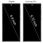 For Samsung Galaxy S23 Ultra SM-S918B 6.72 inch TFT LCD Screen Digitizer Full Assembly with Frame, Not Supporting Fingerprint Identification (Gold)