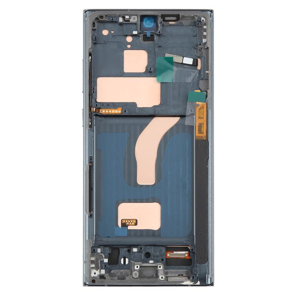 For Samsung Galaxy S22 Ultra SM-S908B 6.72 inch TFT LCD Screen Digitizer Full Assembly with Frame, Not Supporting Fingerprint Identification (Green)