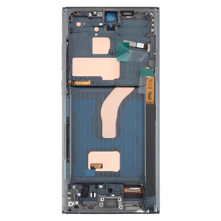 For Samsung Galaxy S22 Ultra SM-S908B 6.72 inch TFT LCD Screen Digitizer Full Assembly with Frame, Not Supporting Fingerprint Identification (Green)