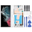 For Samsung Galaxy S22 Ultra SM-S908B 6.72 inch TFT LCD Screen Digitizer Full Assembly with Frame, Not Supporting Fingerprint Identification (Silver) - free shipping - PMC TechLife - Order now!